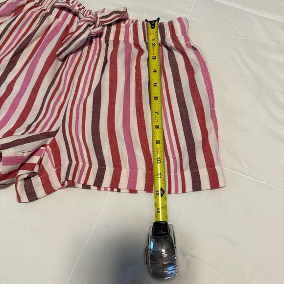 Auden Women’s Sleep Shorts Pink Striped Elastic Waist Size Small - Picture 5 of 7